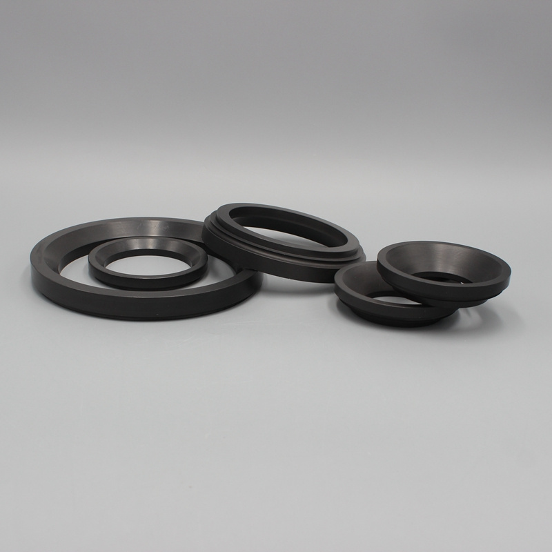 Customize ball valve seats PTFE filled black PTFE stem packing seal