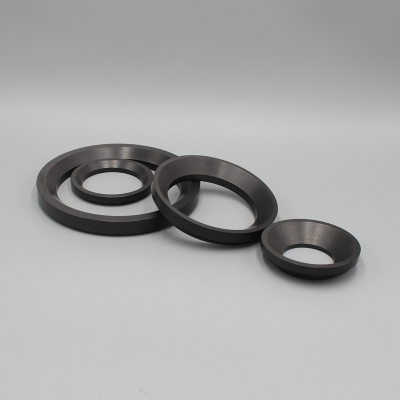 Customize ball valve seats PTFE filled black PTFE stem packing seal