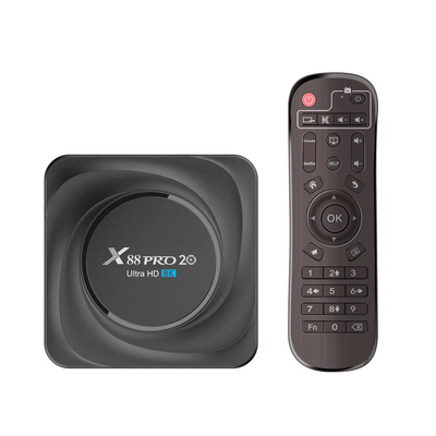 Boîtier Android TV X88 Pro 10 - Android 11, 4K, Wi-Fi Double Bande - Occasion Fonctionnel