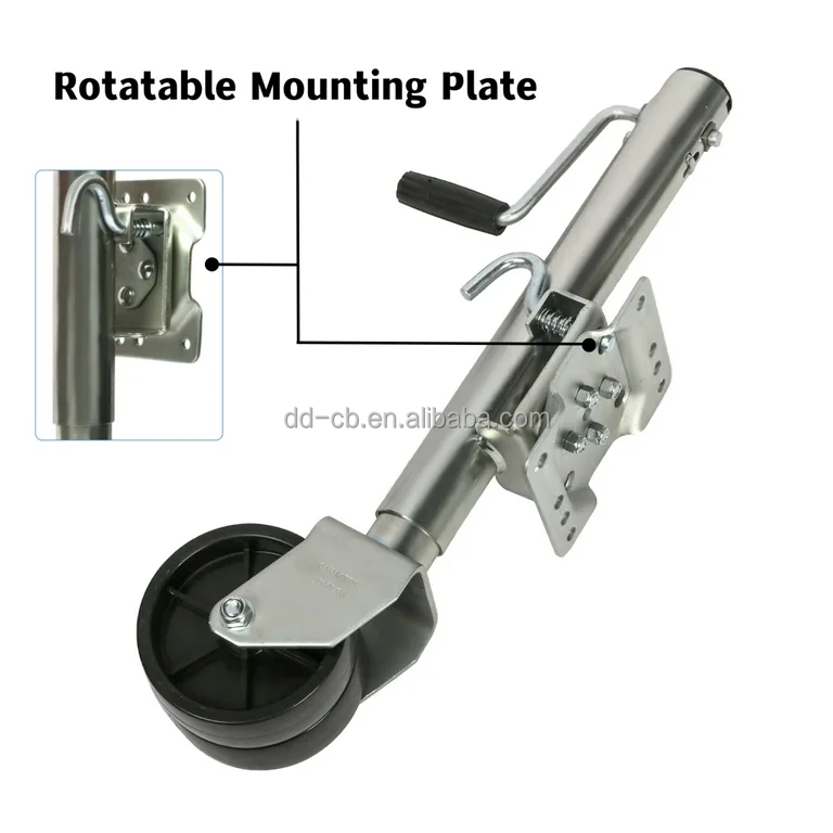 Heavy Duty Swivel Boat Trailer Jack With Two Wheels Jack for trailer