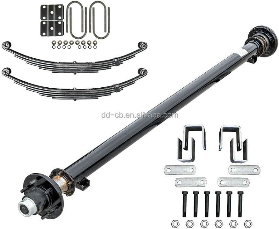 High Quality 3500 Lbs Payload Boat Trailer Axle and Leaf Springs for Sale