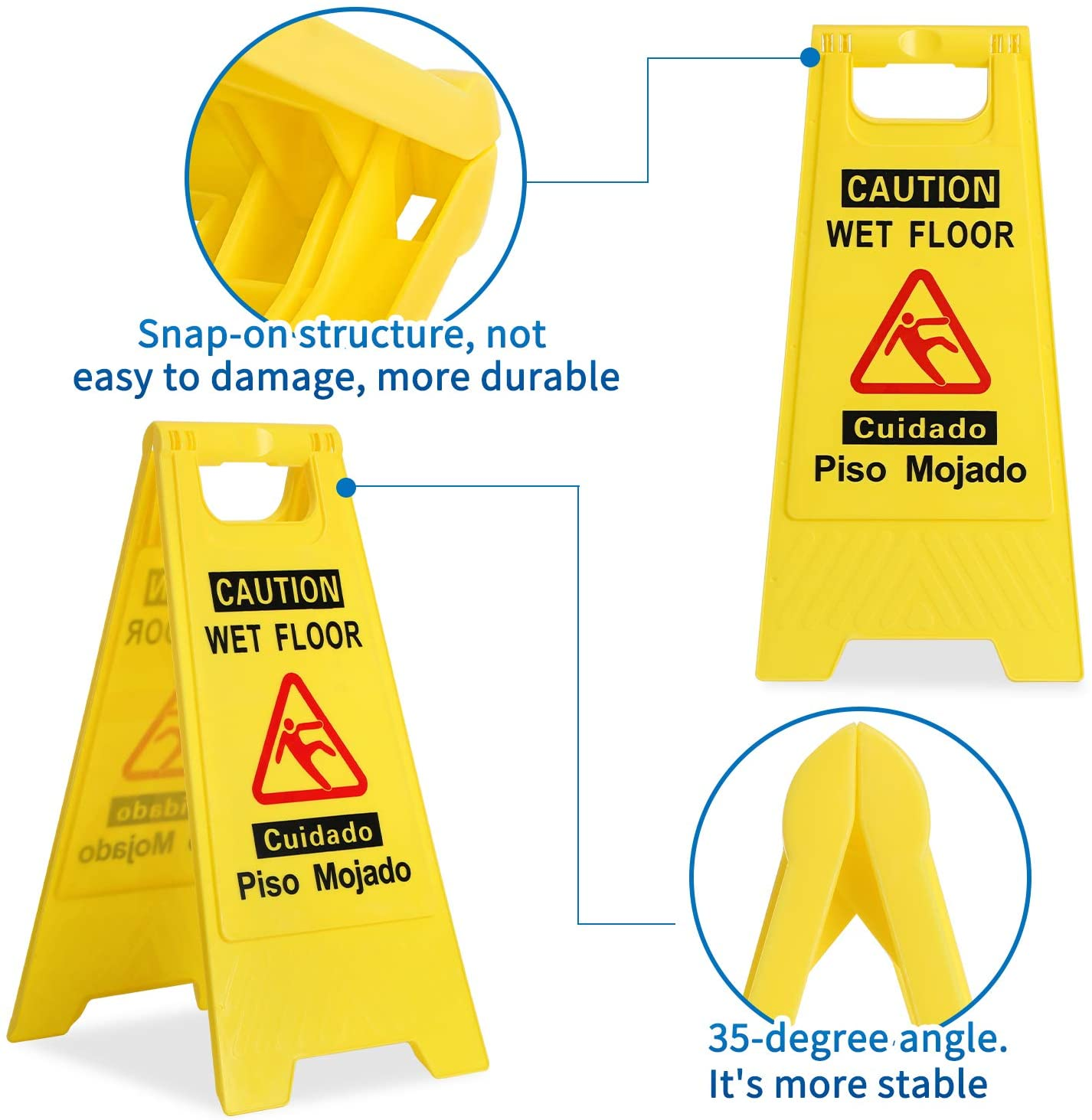 Customer hanging/standing plastic no parking slippery road safety wet floor warning board caution sign