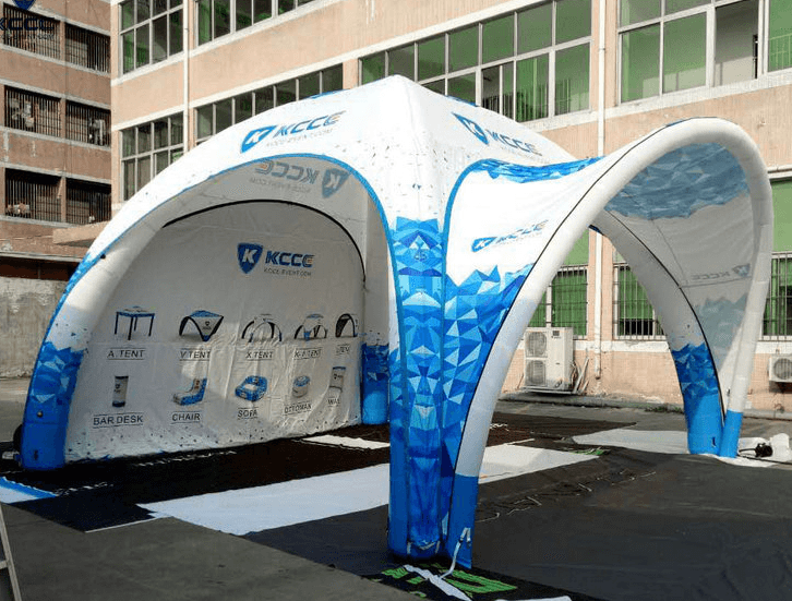 PVC Oxford 3D Model Tent Inflatable Trade Show Tent Advertising Inflatable Arch Tent with Legs