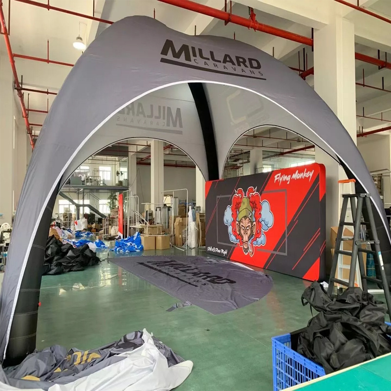 Folding Trade Show Tent Outdoor Advertising Pop Up Tent Canopy TPU Outdoor Canopy Waterproof Inflatable Gazebo