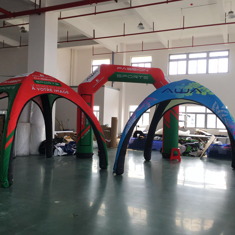 Folding Trade Show Tent Outdoor Advertising Pop Up Tent Canopy TPU Outdoor Canopy Waterproof Inflatable Gazebo