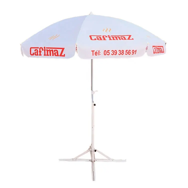 Commercial Grade Beach Sunshade Outdoor Advertising Garden Beach Umbrella 200Cm Promotional Beach Umbrella