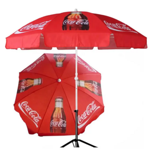 Commercial Grade Beach Sunshade Outdoor Advertising Garden Beach Umbrella 200Cm Promotional Beach Umbrella