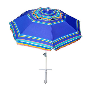 Beach Umbrella with tilt Sun Shelter UV 50+ Protection Outdoor Sunshade Umbrella with Carry Bag for Patio Garden Pool Backyard