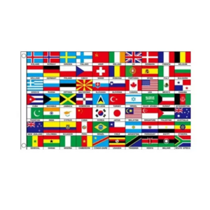 Worldwide Printing Polyester Flag , All Countries banner Flag Banner