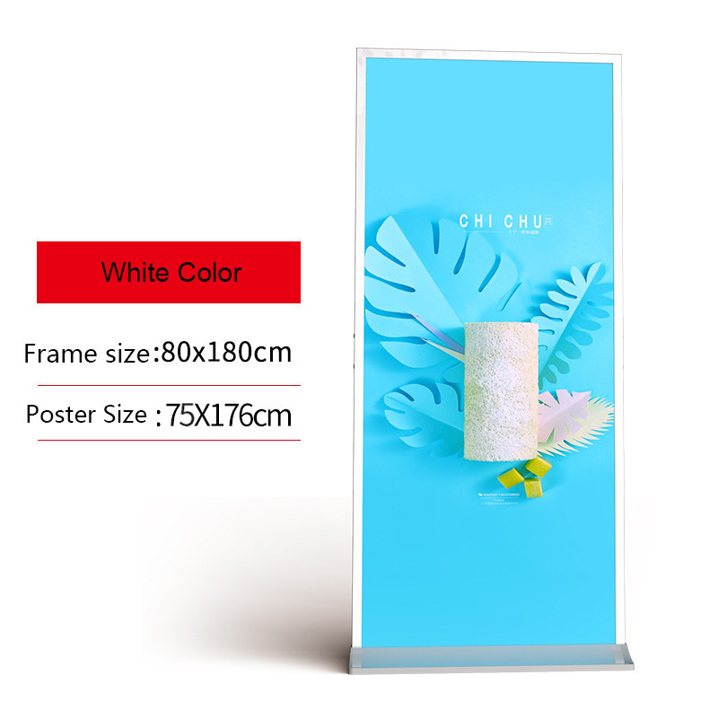 Wholesale Metal Frame KT Board Display Stand Advertising Pop up Floor Sign Stand Display Sign Holder Poster Display Stand