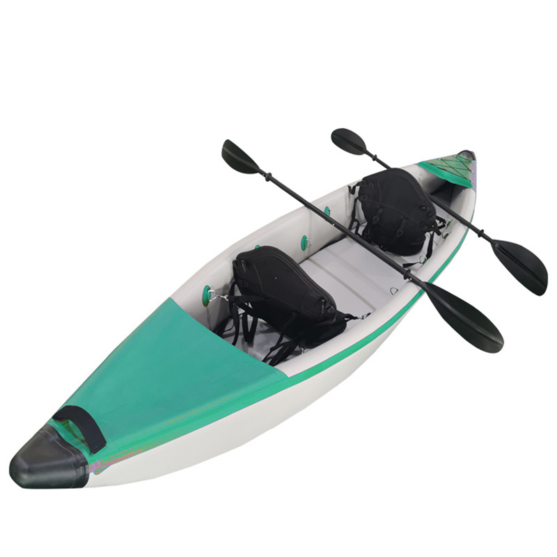 Wholesale PVC and Polyester Inflatable Kayak 2 Person Boat