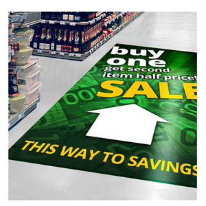 Floor Decals Stickers Customization Designs Indoor Use Vinyl Decals for Decoration Shopping Malls Parties Schools