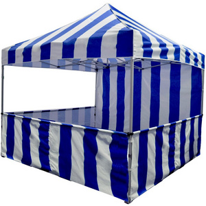 Outdoor Gazebo 10x10 10*x15ft Red/Blue /Green & White Stripe Event Tent Pop Up Canopy Gazebo Food Snack Carnival Tent for Beach