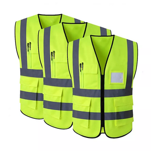 Green Reflective Safety Clothing Reflective Jackets Hi Vis Traffic Security Construction High Visibility Reflective Safety Vest