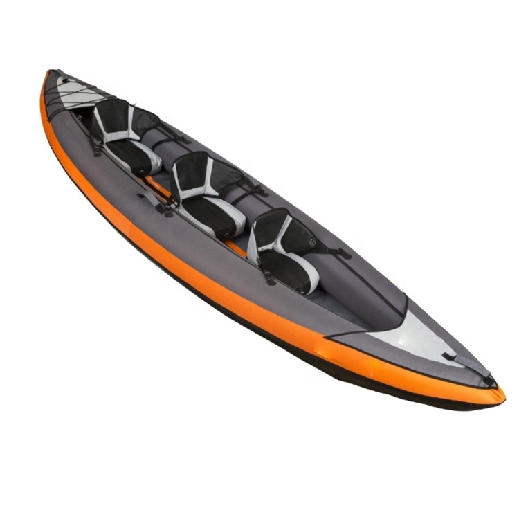 Double Fishing Kayak sit on top kayak fishing boat foldable 3 person fishing kayak