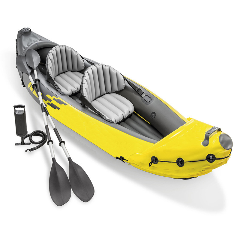 Wholesale PVC and Polyester Inflatable Kayak 2 Person Boat