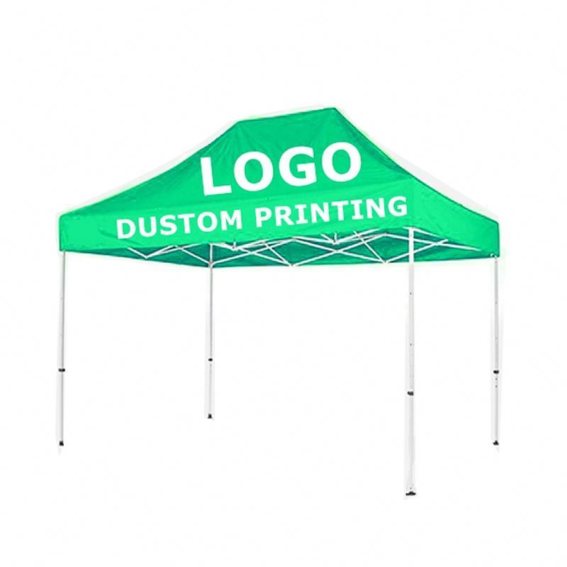 Custom Printed Waterproof  Portable Made Quick 10X10 Frame Easy Pop Up Tent Events Canopy Tents