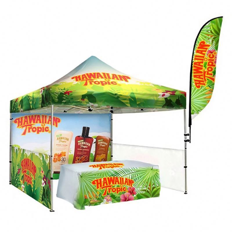 Outdoor Advertising Folding Gazebo For Events Pop Up Canopy Trade Show Tent