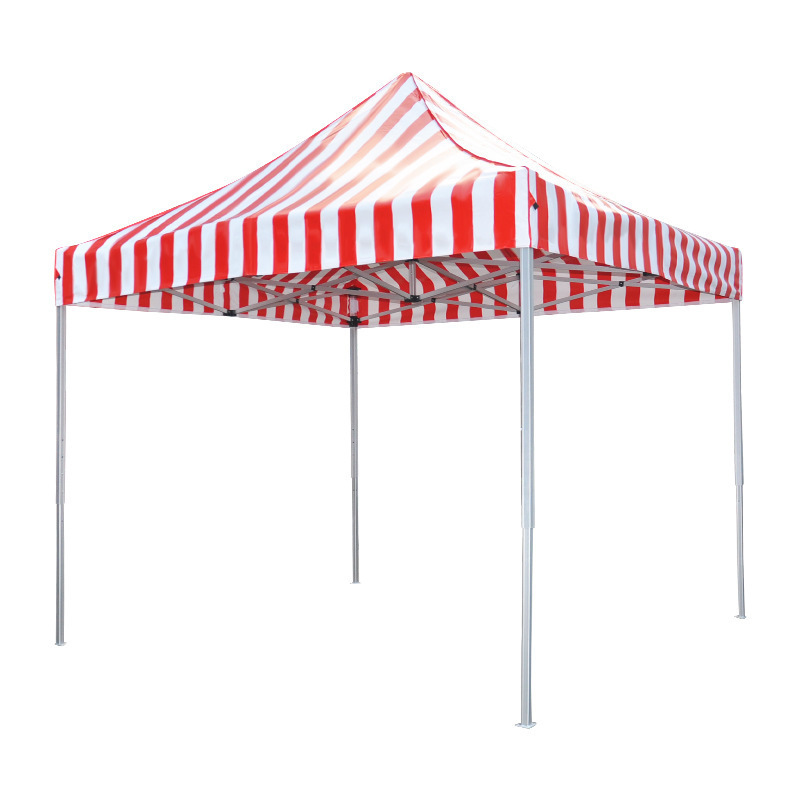 Outdoor Gazebo 10x10 10*x15ft  Pop Up Canopy Gazebo Food Snack Marquee Tent Red and White Stripe Tent Carnival themed Tent