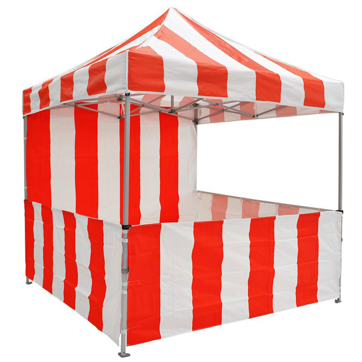 10x10 10*x15ft  Pop Up Canopy Gazebo Food Snack Marquee Tent Beach Event Tent Red and White Stripe Canvas Tent