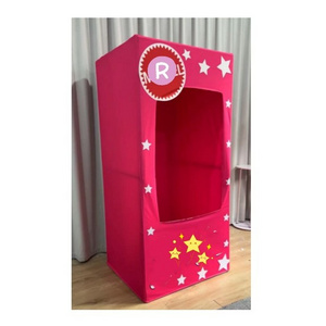 Portable Movable Custom Printed Changing Room Tension Fabric Dressing Fitting Room for Pop up Retail Outlets