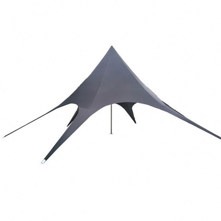 10M Closure Outdoor Star Shaped Camping Tents For Family Party