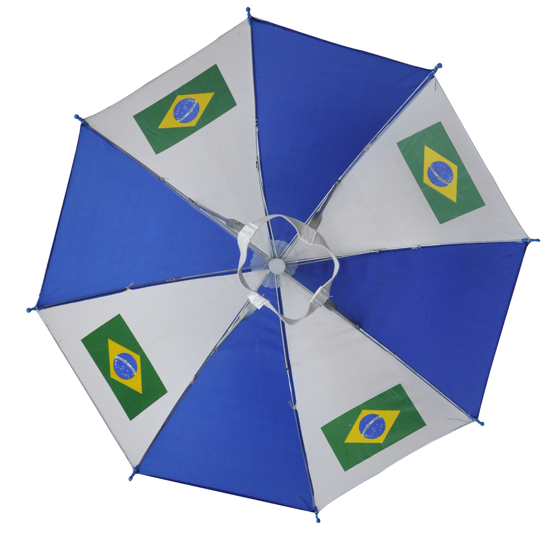 2023 Custom Soccer Fans Head Umbrella With Country Flag 32 Teams Foldable Umbrella Sun Umbrella Hat