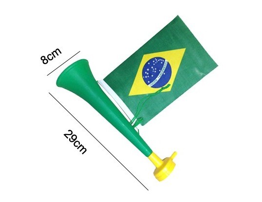 High Quality Custom National Plastic Country Fan Horn For Football Game