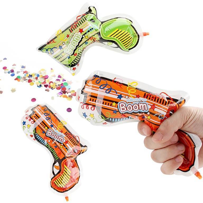 New Product Wedding Birthday Confetti Poppers Foil Balloons Inflatable Gun Inflatable Toy Fireworks Gun