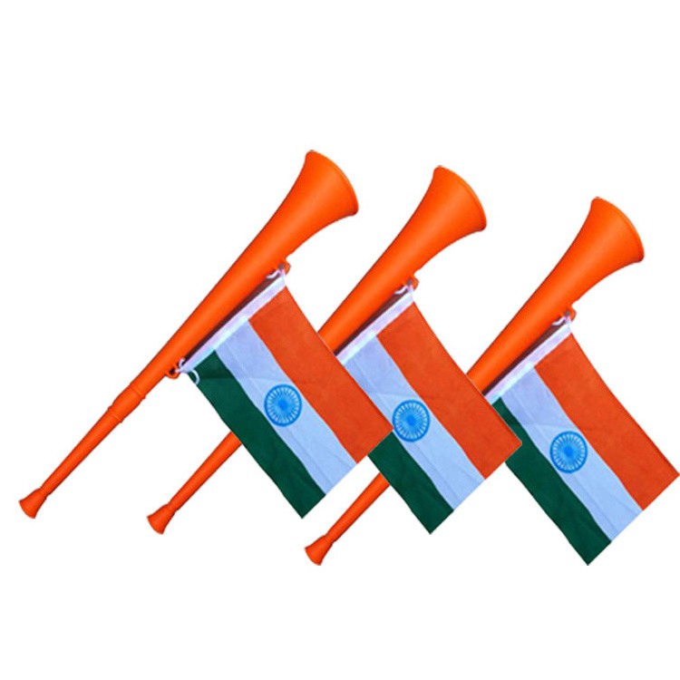 Wholesale Custom National Flag Vuvuzela Plastic Horn For Football Game