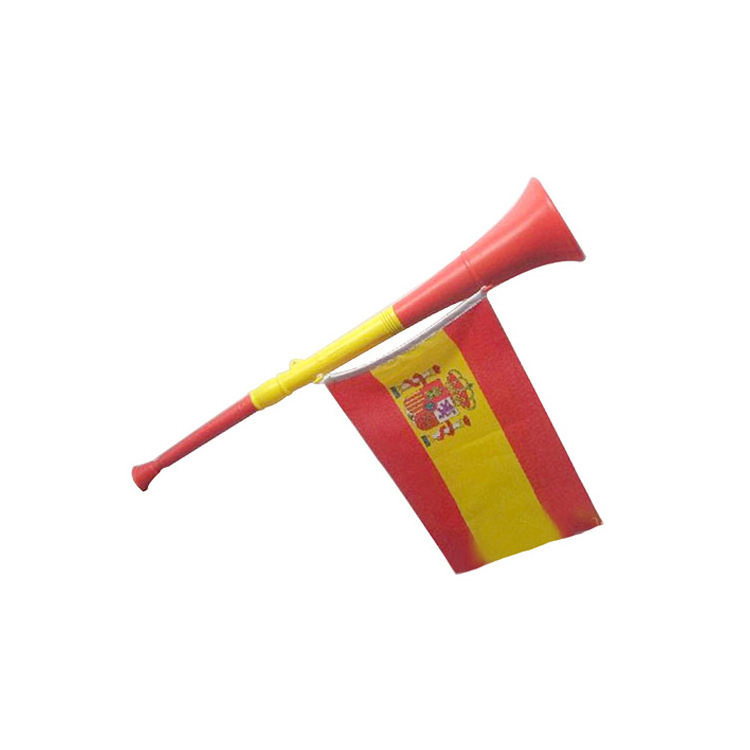 Wholesale Custom National Flag Vuvuzela Plastic Horn For Football Game