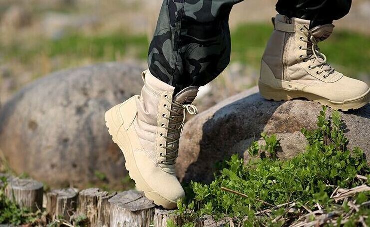 dd Men Tactical Boots Desert Work Safety Shoes Climbing Hiking Shoes Men Outdoor Boots