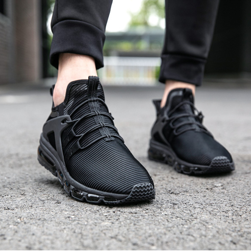 New Men's Running Shoes in Black for Lover Walking Shoes Outdoor Sport Sneakers For outdoor jogging Sneakers size EU36-47