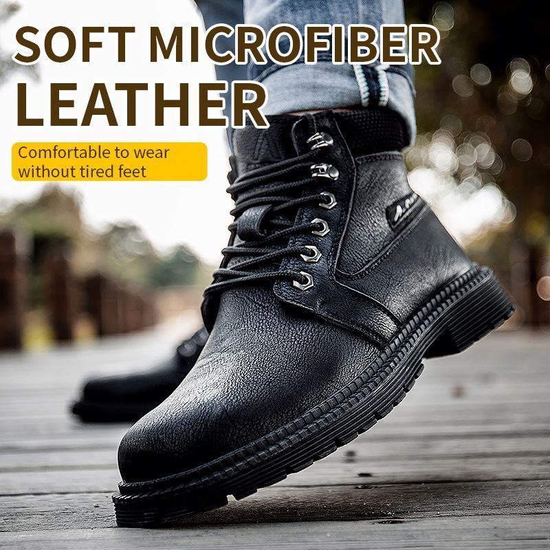 dd Oil Slip Resistant Safety Shoes Anti Static Water Resistant Work Puncture Proof Industrial Safety Steel Toe Boots