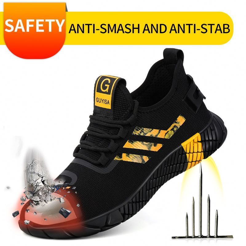 dd Hot Selling Industrial Protective Fashion Breathable Work Boot Casual Trainers Steel Toe Safety Shoes for Men safety shoes