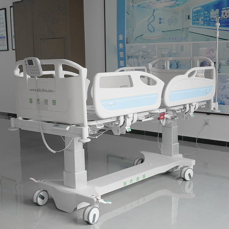 China Factory Direct Supply 7-Function ICU Electric Hospital Beds Metal Medical Beds for Home Care