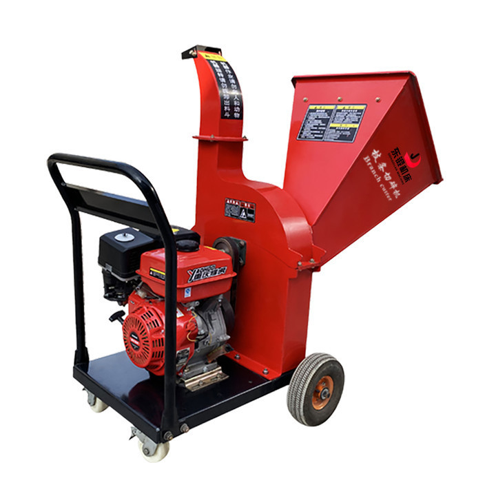 farm-oriented small hammer mill mobile wood crusher making sawdust diesel bamboo coconut shell husk wood chipper shredder