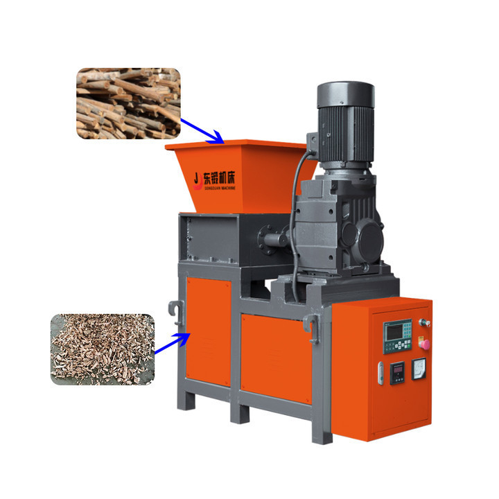 double shaft metal shredder crusher machine with Customized knife box