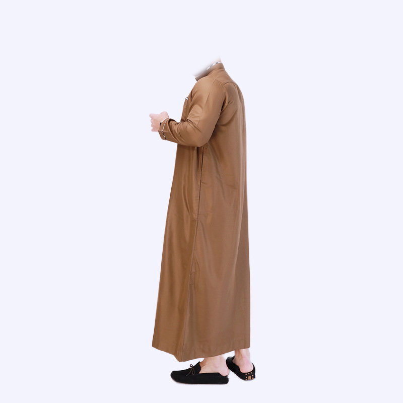 New classic abaya Middle Eastern men's dress Muslim Middle Eastern national dress