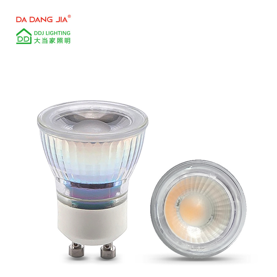 ETL CE mini 35mm Mini GU10  MR11 LED Bulb 3W 120V 220V COB With Glass Cover LED Spot Lamp