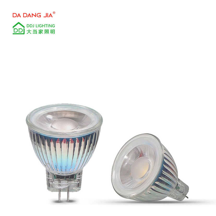 ETL CE mini 35mm Mini GU10  MR11 LED Bulb 3W 120V 220V COB With Glass Cover LED Spot Lamp