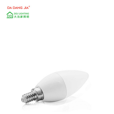 E12 Candelabra LED Light Bulbs 5W 450 Lumens Chandelier Light Bulbs Daylight White B11 Candle Light Bulbs Small Base