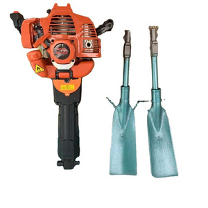 Portable tree digger One-person operation shovelhead tree digger Portable sapling transplanting tree machine