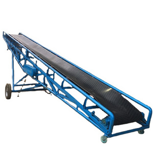 Industrial electric horizontal flat belt conveyor TL-200 1m rubber belt conveyor system material handling equipment