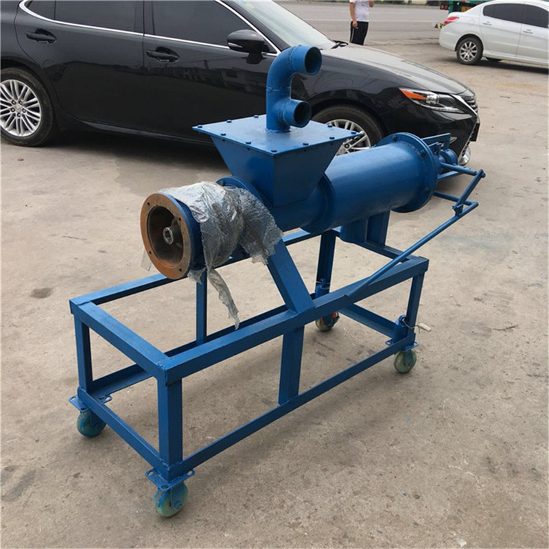 Pig farm manure dry and wet separator large-sized soybean residue dry and wet separation equipment