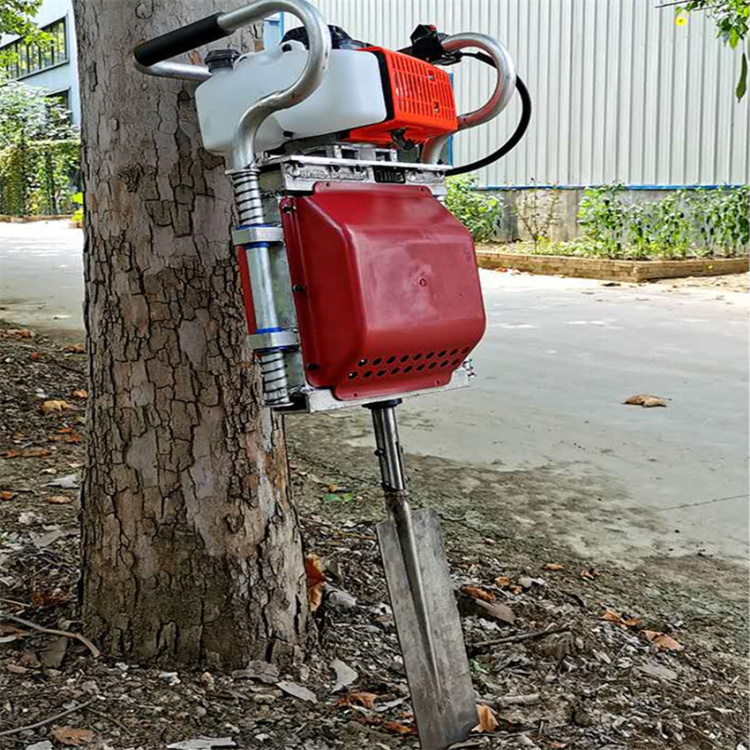 Portable tree digger One-person operation shovelhead tree digger Portable sapling transplanting tree machine