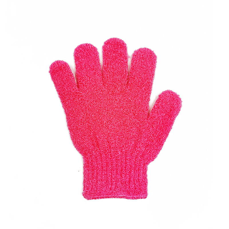 Custom Five Fingers Exfoliating Gloves Massage Dead Skin Remover Exfoliating Gloves Body Scrubbers