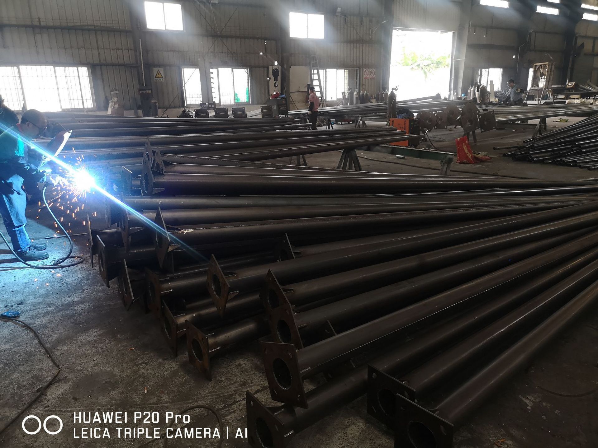 HDG lamp poles 3m 5m 6m 7m 8m 9m 10m 12m octagonal steel electric pole manufacture suppliers street light pole