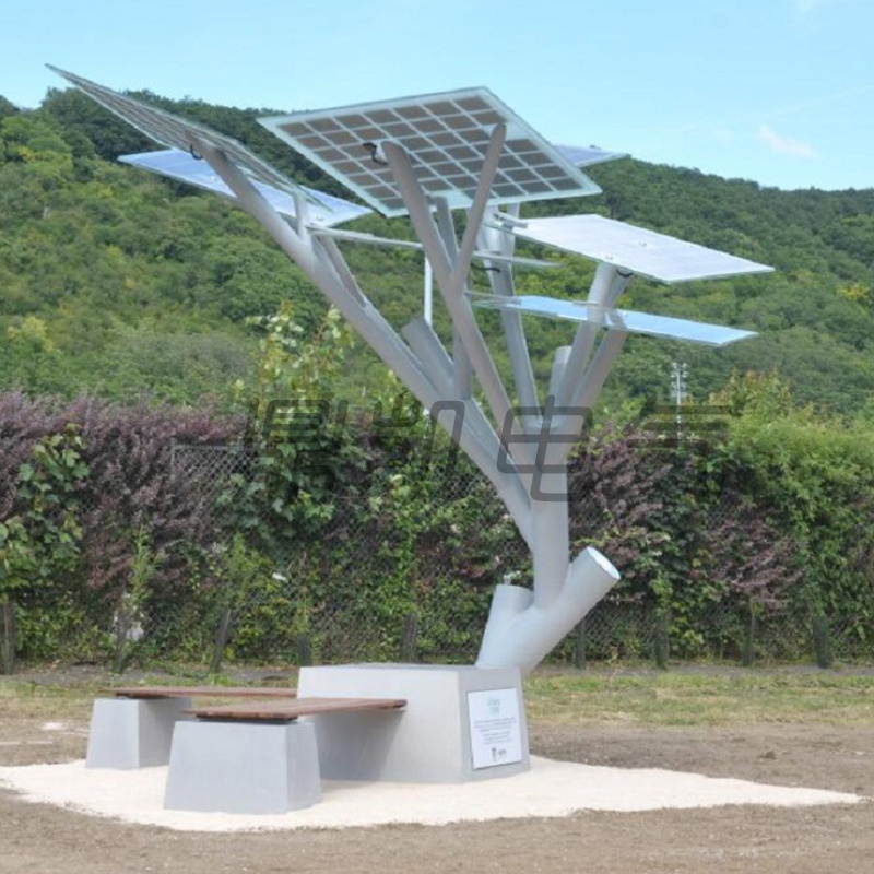 DDK solar tree with sitting bench