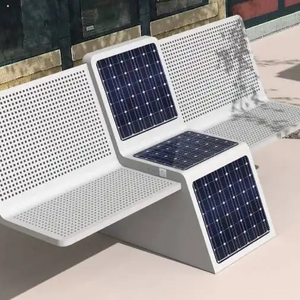 Direct Manufacturer Outdoor Smart Seat Panel Wifi Public Park New Design Solar Bench DDK-2010J